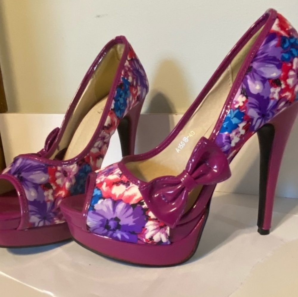 floral heel